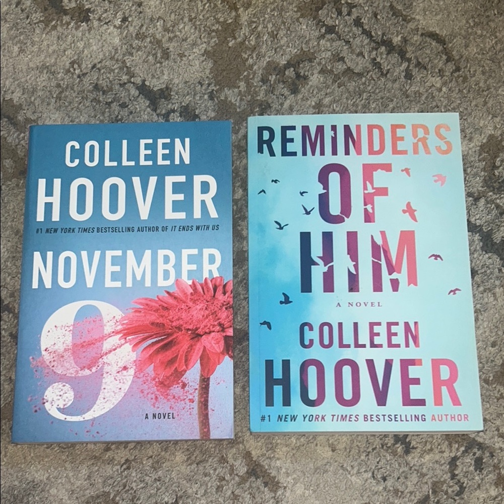 Colleen Hoover Book Set - November 9 and Reminders of Him